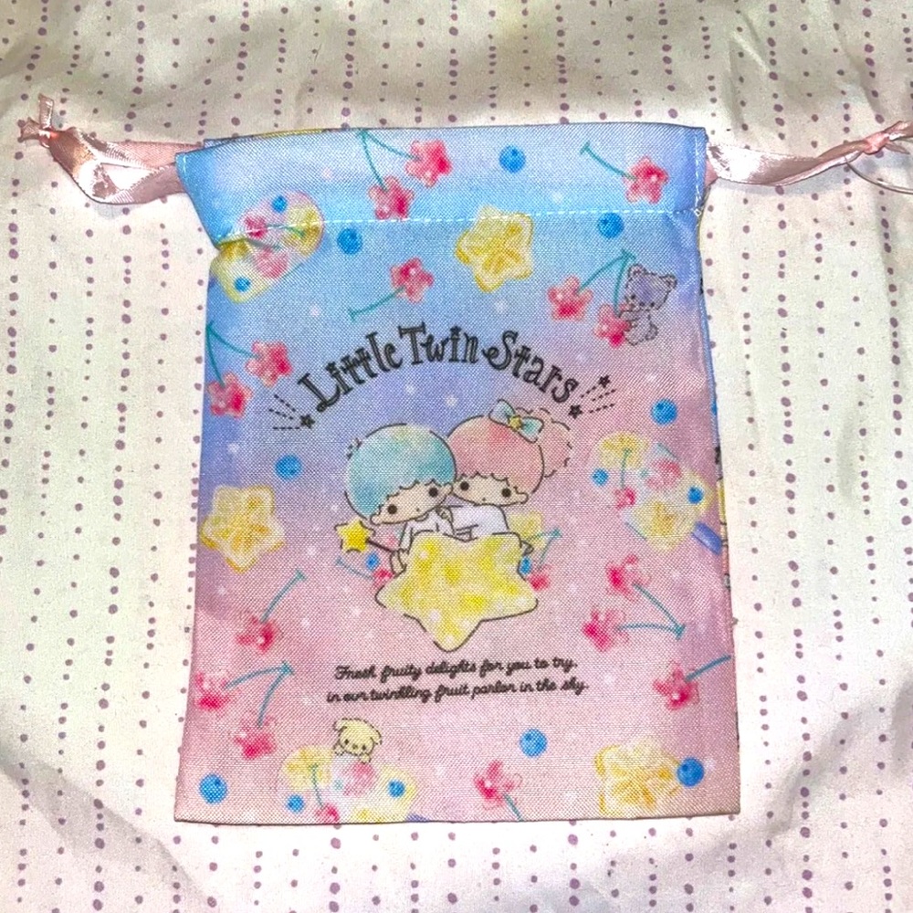 *NWOT* Little Twin Stars Drawstring Bag